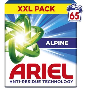 KGABERY-Lessive Poudre Dissolution Rapide 3.575Kg,65 Lavages,Alpine,Avec Technologie Anti-Résidu,Élimine Les Taches En 1 Seul Lavage - Neuf