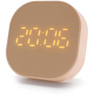 Petit Cube Kids Numérique Réveil, Numérique De Led D'alarme De L'horloge Avec Minuterie À Compte À Rebours, Minuteur De Cuisine, 2 Paramètres De L'alarme, Usb/Alimenté Par Batterie - Neuf