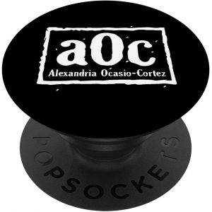 Tlp-Aoc Alexandria Ocasio Cortez Popsockets Popgrip - Support Et Grip Pour Smartphone/Tablette Avec Un Top Interchangeable - Neuf