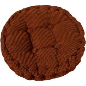 Coussin De Chaise, Rembourrage &Eacute;pais, Matelass&eacute;, Rond, Pour L'int&eacute;rieur Et L'ext&eacute;rieur - Neuf