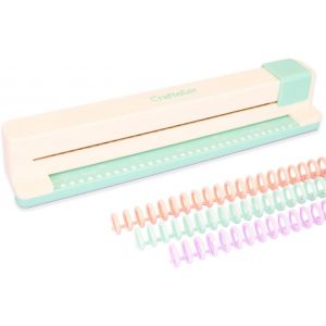 Mevronisshop-Relieuse Manuelle &Agrave; 30 Trous - Perforatrice Avec 6 Anneaux Tons Pastel - Perfore Jusqu'&agrave; 5 Feuilles - Compatible Avec Les Formats A4, A5, A6, A7 - Pour Cahiers Et Scrapbooking - Neuf