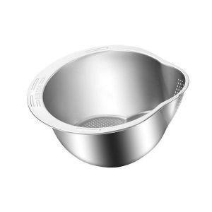 Bol De Passoire De Lave-Riz Bol De Lavage De Riz En Acier Inoxydable A - Neuf