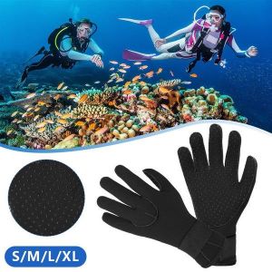Gants De Plong&eacute;e Thermiques En N&eacute;opr&egrave;ne Antid&eacute;rapants &iquest; Gants De Plong&eacute;e Durables Pour La Natation Et Les Sports Nautiques - Neuf