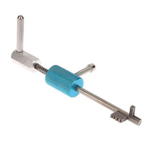 Outil d'ouverture de serrure en métal Facile à utiliser crochets Outil à main Clé à main Ouvrir Outils de crochetage de serrure civile Ouvre-serrure civil - Neuf