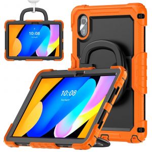 &Eacute;tui Rigide Pour Lenovo Xiaoxin Pad 11 ""2024 Tb330fu,Housse De Protection Avec Porte-Stylo S Et Support Pour Tablette Tb331fc,R&eacute;sistant Aux Chocs &iquest; &iquest;.Orange Silicone.Lenovo Ldea Tab - Neuf