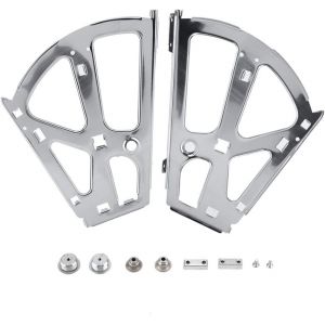 Lot De 2 Gris En Acier Inoxydable Armoire À Chaussures Charnières Avec Flip-Up Image De Chaussure Et Des Étagères De Rangement - Neuf