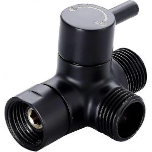Vanne de d&eacute;rivation de douche,r&eacute;partiteur de douche &agrave; 3 voies,vanne de d&eacute;rivation de bras de douche G1 / 2 pour pomme de douche &agrave; main et pulv&eacute;risateur fixe,salle de bain douche universelle Sy - Neuf