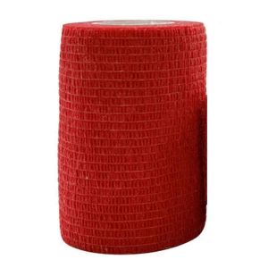 Bandage &Eacute;lastique Auto-Adh&eacute;sif Red Sport Pour Coussinets De Genou - Neuf