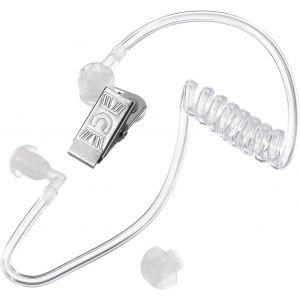 Oreille Pi&egrave;ce Casque Oreille Pi&egrave;ce Agent Secret Oreille Pi&egrave;ce Costume Accessoire Avec Oreille Pi&egrave;ces, Remplacement Acoustique Tube Pour 2-Voies Radio Audio Casques, Paquet De 1 - Neuf