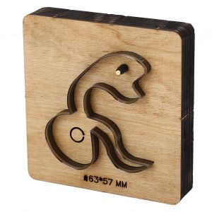 Xyong Matrice De Poinconnage Pour Cuir 63 X 57 Mm, En Alliage D'acier, En Forme De Serpent, Outil D'estampage Pour Le Bricolage - Neuf