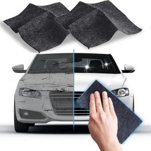 2pcs Nano Sparkle Cloth,Nano Sparkle Cloth pour les rayures de voiture,Chiffon d'élimination des rayures de voiture polyvalent,Nano Magic-xdd - Neuf