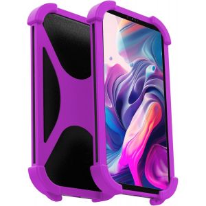 Protection Tablette 7 Pouces Enfant Silicone Universel Compatible Avec Tous Les Modeles De Tablettes 7" Antiderapant Resistant Protection Contre Les Chocs (Violet)[COQ9129855] - Neuf