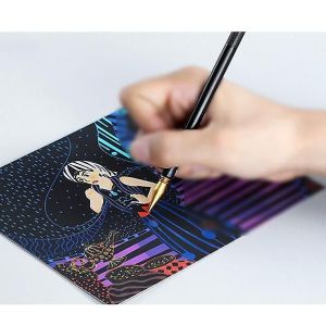 2 Stylos Dorés Pour Le Scratch Painting Des Enfants - Neuf
