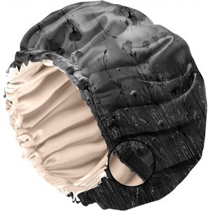 Bonnet Satin Cheveux Nuit, &Agrave; Double Couche R&eacute;glable Et Bandes &Eacute;lastiques Int&eacute;gr&eacute;es,Ce Bonnet Satin Combine Un Design Mignon Pour Femmes Et Filles (O11-Motif Vache L&eacute;opard) - Neuf