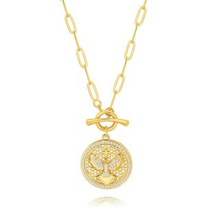 Kal-18k Or Mode Long Collier Pendentif Collier Pour Les Femmes Filles Fait À La Main Bijoux Minimaliste Mode En Forme De Y Pull Collier Cadeau Pour Elle - Neuf