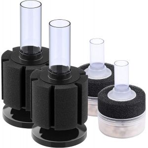 Letnerny-2 Pcs Filtre Exhausteur Aquarium Et 2 Pcs Mini Filtre Aquarium Avec Pierre D'air Pour Aquarium R&eacute;servoir Nettoyer Les Articles Divers Oxyg&eacute;nant - Neuf