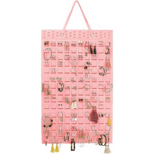 Ershi-Organisateur De Bijoux À Suspendre Avec Crochets - Peut Contenir Jusqu'à 300 Paires De Boucles D'oreilles - Porte-Bijoux Pli[4060] - Neuf
