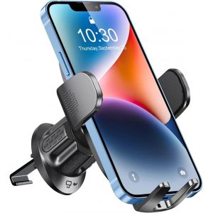 Glangeh Support Telephone Voiture Grille Aération [2025 Crochet Amélioré] Rotation 360° & Libération En Touche Compatible Avec Iphone 16 Pro /15 Pro /14 Pro /13 Galaxy Lg (4-7'') - Neuf