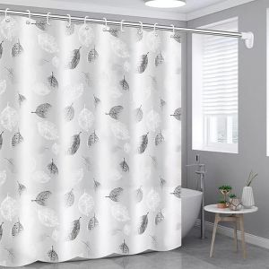 Rideau de douche 180 x 1800 cm, rideau de baignoire, anti-moisissure, imperméable, pour salle de bain - Neuf