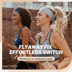 Bandeau Cheveux Femme Homme, Elastique Bandeaux Mode Pour Femmes, Antid&eacute;rapant Bandeau Sport Femme Headband Unisex Accessoires Cheveux Fitness Yoga Running(8 Pi&egrave;ces, Noir) - Neuf