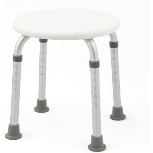 SUBZONAL-Tabouret de Douche, De Bain, Aluminium et PVC, Hauteur R&eacute;glable, Faro, Embouts Antid&eacute;rapants, L&eacute;ger, jusqu'&agrave; 100 kg, pour Personnes &Acirc;g&eacute;es, Mobilit&eacute; R&eacute;duite - Neuf