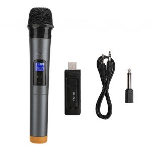Microphone sans fil portable avec récepteur pour haut-parleur de karaoké - Neuf