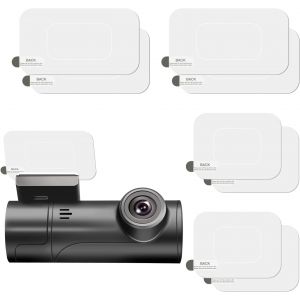 JGD-Lot de 8 films &eacute;lectrostatiques r&eacute;fl&eacute;chissants pour pare-brise pour cam&eacute;ra embarqu&eacute;e - Neuf