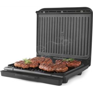 NouvelHorizonstore-Gril famille ActiGrill &iquest; 8 portions, charni&egrave;re flottante pour cuire des morceaux &eacute;pais et paninis profonds, plaques antiadh&eacute;sives sans PFAS, contr&ocirc;le temp&eacute;rature automatique, 2000W - Neuf
