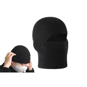 Cagoule/Masque De Ski 2 En 1 Pour Hommes Et Femmes - Noir - Neuf