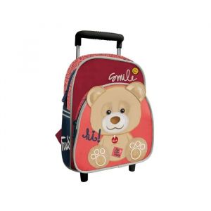 Mini Trolley - Trudi Asilo Orso - Rouge - Color&eacute; - Enfant Mixte - Neuf