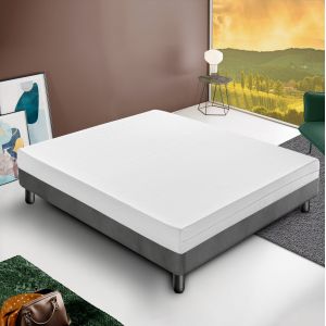 Matelas Mousse 90x190 cm, FABRY - Epaisseur 14 Cm - Fermet&eacute; H4 - Neuf