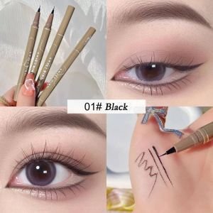 Stylo À Sourcils Liquide Imperméable,Facile À Colorer,Résistant À La Sueur,Tête Ultra Fine De 0.005Mm,Maquillage Pour Les Yeux,Stylo De Couchage Cosmétique.01Black. - Neuf