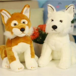 Renard R&eacute;aliste Animal En Peluche Doux Poup&eacute;e En Peluche Maison Canap&eacute; Canap&eacute; D&eacute;coration Enfants Toy_Yellow - Neuf