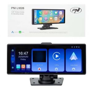 Moniteur De Voiture Pni L1026, &Eacute;cran 10,26 Pouces, Carplay, Android Auto Sans Fil, Bt, Fm - Neuf