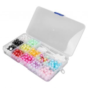 Perles De Tressage De Cheveux Colorées 365pcs Pour Accessoires De Décoration De Cheveux De Bricolage - Neuf
