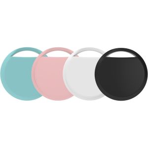 Air Tag Traceur Lot de 4,Fonctionne avec l`app Localiser Apple (Uniquement iOS),Localisateurs D`Objets Bluetooth pour Valises/Portefeuilles/Clés/Sacs/Bagages,Batterie Remplaçable - Neuf