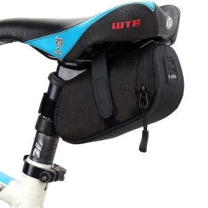 Mini Sacoche De Selle De V&eacute;lo Compacte Et &Eacute;tanche &iquest; Accessoire De V&eacute;lo L&eacute;ger Pour Vos Essentiels, Avec Design Antichoc Et Support De Feu Arri&egrave;re - Neuf