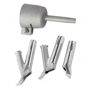 4pcs / Set 8mm Round & Triangular Speed Welding Buse de pointage pour soudage à l'air chaud Soudeur au chalumeau - Neuf