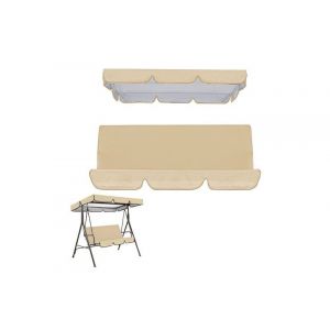 Housse De Si&egrave;ge Et Auvent De Balan&ccedil;oire Imperm&eacute;ables - Beige Pour Une Protection Et Un Confort Ext&eacute;rieurs - Neuf