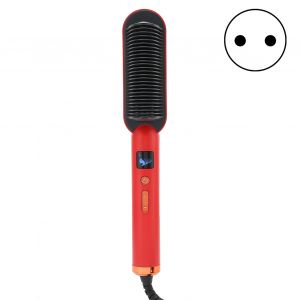 HJLIAN Brosse lissante a ions negatifs, anti-brulure, chauffante, fer a friser, pour salon professionnel, prise UE 220 V - Neuf