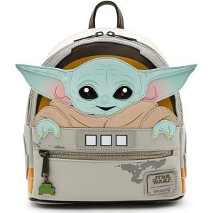 Sac à main à bandoulière double pour femme Star Wars Baby Yoda The Mandalorian - Neuf