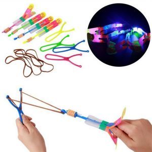 Jouets Lumineux À Led, 30 Pièces, Jouets Volants, Hélice Libellule En Bambou, Jouets Lumineux À Led Qui Brillent Dans Le Noir, Cadeaux D'anniversaire - Neuf