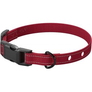 Remplacement Collier En Nylon De Chien Avec 2 Trous Pour Entraînement À Aboyer Collier 3/4" Sangle Strap Pour Clôture D'aboiement Compatible Avec Presque Toutes Les Marques De Colliers Electriques - Neuf