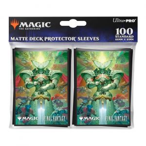 Magic : The Gathering - Final Fantasy Pack 100 Sleeves De Protection - Chevaliers De La Table Ronde (V5) - Neuf