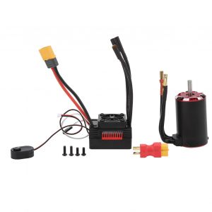 Kit Moteur V2 Supersonic 3650 4700 Kv, Esc 60 A, Sans Balais, Avec Capteur De Temperature, Pour Vehicule Rc 1/10-Loire-Lever - Neuf