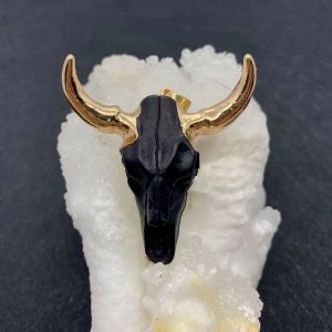 Pendentif En Corne De T&ecirc;te De Taureau, Vintage, T&ecirc;te De Vache, Breloques En R&eacute;sine, Bijoux &Agrave; La Mode, Bricolage Pour Femmes Et Hommes, Accessoires De Collier--G - Neuf