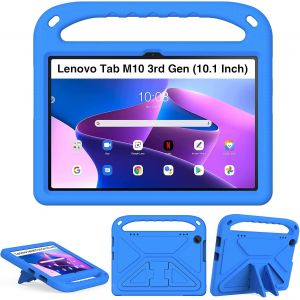 Coque pour Lenovo Tab M10 3rd Gen 10.1"", EVA L&eacute;ger &Eacute;tui de Protection Poign&eacute;e Housse Enfants pour Lenovo Tab M10 3rd Gen 2022 TB-328F/ TB-328X- Bleu - Neuf