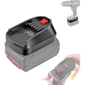 MEVRONISSHOP-Adaptateur pour batterie Bosch Professional 18 V, adaptateur de batterie BOSB18C pour batterie Bosch Professional 18 V (bleu) BAT619 BAT620 pour outils &eacute;lectriques Bosch maison et jardin - Neuf