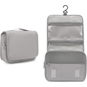 MAA-Trousse de Toilette de Voyage à Suspendue, Grande Trousse de Maquillage Voyage Accessoires pour Hommes Femmes, Multifonction Imperméable Sac Cosmétique Organisateur avec Crochets - Neuf