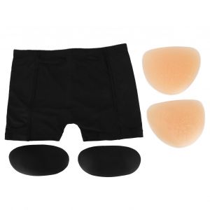 Short Gainant Rehausseur De Fesses Pour Femme, Culotte Gainante Et Gainante, Noir, Taille L - Neuf
